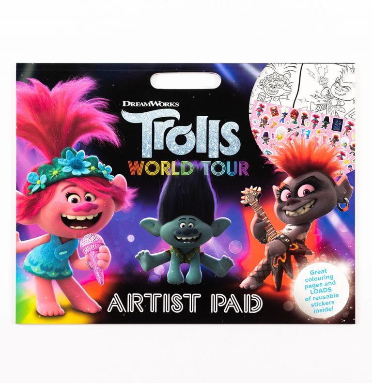 Trolls 2 Artist Pad - Set de colorat cu autocolante (3177/TRAR)